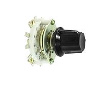 Aexit Selector de interruptor rotativo de cerámica de canal de banda (model: W9778IV-5349XB) 1P11T con asa