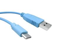 Aexus Cable de consola serie para Cisco | USB tipo A a USB tipo C de 1,8 m | CAB-Console-USB-C= | Compatible con switches Cisco Catalyst 1200/1300/9500X Series, Cisco Secure Firewall serie 1200