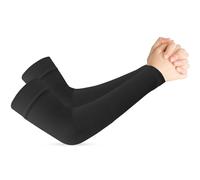 AEYURUID Manguitos Running, Voleibol, Ciclismo, Gaming, Bicicleta, Compresión Brazo, Negro, Unisex, Talla Única, Estilo Moderno, Neopreno, Protección UV, Transpirable, Comodidad, Multiusos