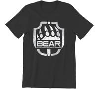 AEZWLTCCD Bear Style Tshirt Escape from Tarkov Bear USEC Scavs Comfortable Design Graphic T Shirt Short Sleeve Black