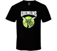 AEZWLTCCD Green Shirt Horror Movie Logo Black White Tshirt Men Shipping Men T Shirt 100% Cotton Sleeve Shirt Black