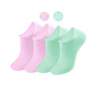 Aezzybe Calcetines Hidratantes Pies 2 pares, Mascarilla Exfoliante Pies enriquecida con gel aceites esenciales, diseño cómodo y antideslizante, Calcetines Exfoliantes para cuidado piel seca