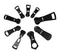 Aezzybe Kit de Reparación de Cremallera - 18 Piezas para Metal, Plástico y Nailon #3#5#8 - Tirador Con Bloqueo Automático