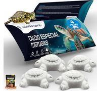 AF® Calcio Tortugas de Agua Especial, Pack 4 Piezas Calcio Tortugas Fórmula Vitaminada, Caparazón Fuerte y Huesos Sanos, Bloque Mineral Liberación Lenta para Acuario y Terrario