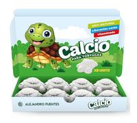 AF® Calcio Tortugas de Agua Especial, Pack 8 Piezas Calcio Tortugas Liberación Lenta, Acidez Controlada, Fórmula Vitaminada Natural Que Fortalece el Caparazón, Bloque Mineral para Acuario