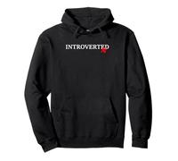 AF introvertido Sarcástico Antisocial Humor introvertido Sudadera con Capucha