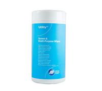 AF Screen and Multipurpose Cleaning Wipes - 100 Wet Wipes For Surfaces, Screens, Phones & More SMPW100TUT