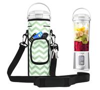 AF-WAN Bolsa de Almacenamiento portátil para licuadora con Correa para el Hombro para Ninja BC151EUBK/BC151EUNV/BC151EUCR/BC151EUEM/BC151EUPR/BC151EUWH Blast Wireless Blender Portable 530ml (Gris Bla