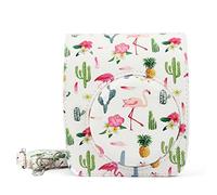 AFAKEREPPV Estuche for la camara PU Bolso de la cámara de la correa del hombro de cuero CLORURO DE POLIVINILO Caso protector for Fujifilm Fit For Instax Mini 90 Neo Classic Bolsas para cámaras digital