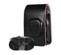 AFAKEREPPV Mini Bolsa de cámara Retro PU Funda de Cuero for Correa de Hombro Bolsa de cámara instantánea Ajuste for Fujifilm Instax Mini Liplay Bolsas para cámaras Digitales(Noir)