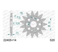 AFAM 22405+14 Piñón para cadena