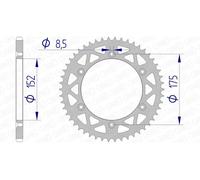AFAM Corona de aluminio 13508 - 520