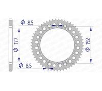 AFAM Corona de aluminio 63300 - 520