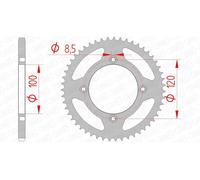AFAM Piñón trasero Steel Standard - 420