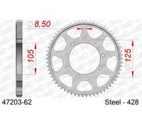 AFAM Piñón trasero Steel Standard - 428