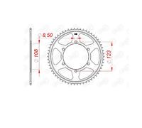 AFAM Piñón trasero Steel Standard - 428