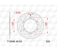 AFAM Piñón trasero Steel Standard - 520