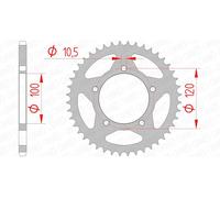 AFAM Piñón trasero Steel Standard - 520