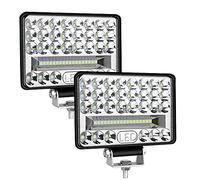 Afaneep Faros LED Trabajo 2PCS 6" 175W Faro de Trabajo LED Para Tractor 27,000LM 6000K Focos de Coche IP68 Impermeable Potentes Faros Trabajo Para Camion Moto SUV, Foco para Barco, Garantía de 2 Año