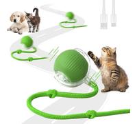 Afaneep Pelota Interactiva para Gatos, Pelota de Juguete Eléctrica Recargable para Gatos, Pelota Interactiva Inteligente para Gatos con Tres Modos de Trabajo Pelota para Gato Y Perro