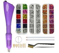Afantti Aplicador Strass Hot Fix Diamantes de Imitación Herramienta Pistola