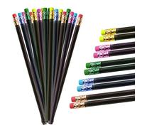 AFASOES 30 Pcs Lápices Termocrómicos Cambio de Color a Calor Activado Goma de Borrar Lápices de Madera Colores Surtidos