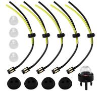 AFASOES 5 Pcs Manguera Gasolina para Desbrozadora 5.4mm (OD), 2.8mm (ID) Filtro Gasolina Motosierra Manguera de Combustible Tubo Gasolina Filtros Deposito Gasolina Desbrozadora Motosierra Cortacésped