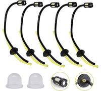 AFASOES - Kit de 5 mangueras de gasolina para gasolina, con filtro y ampollas de imprimación, manguera combustible, manguera gasolina, desbrozadora de longitud 27,5 cm para desbrozadora, cortapelos