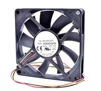 AFB0824SHB 8015 DC 24V 0.26A Double Ball Bearing Cooling Fan 3-wire