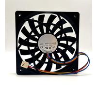 AFB1212HHB 12013 12CM Ultra-Thin 12V 0.4A 4-Wire 4-Pin PWM Temperature Control Silent Chassis Cooling Fan