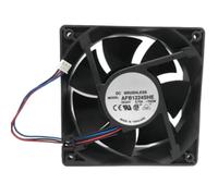 AFB1224SHE Fan 12CM for 24V 0.75A 12038 120X120X38MM 3-Wire Cooling Fan