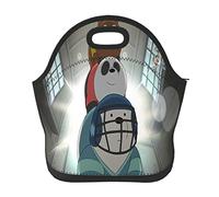 AFBQOPL Bolsas de almuerzo We Bare Anime Bears, bolsa de almuerzo aislada, reutilizable, portátil, para exteriores, oficina, picnic, 11 x 11.4 x 5.5 pulgadas