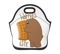 AFBQOPL Bolsas de almuerzo We Bare Anime Bears, bolsa de almuerzo aislada, reutilizable, portátil, para exteriores, oficina, picnic, 11 x 11.4 x 5.5 pulgadas