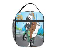 AFBQOPL Bolsas de almuerzo We Bare Anime Bears, bolsa de almuerzo aislada, reutilizable, portátil, para exteriores, oficina, picnic, 10 x 4 x 8 pulgadas