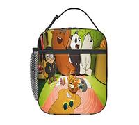 AFBQOPL Bolsas de almuerzo We Bare Anime Bears, bolsa de almuerzo aislada, reutilizable, portátil, para exteriores, oficina, picnic, 10 x 4 x 8 pulgadas