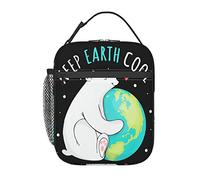 AFBQOPL Bolsas de almuerzo We Bare Anime Bears, bolsa de almuerzo aislada, reutilizable, portátil, para exteriores, oficina, picnic, 10 x 4 x 8 pulgadas