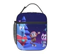 AFBQOPL Chico Anime Bon Bon - Lonchera térmica reutilizable portátil para exteriores, oficina, picnic, 25,4 x 10,2 x 20,3 cm