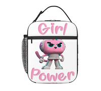 AFBQOPL Chico Anime Bon Bon - Lonchera térmica reutilizable portátil para exteriores, oficina, picnic, 25,4 x 10,2 x 20,3 cm