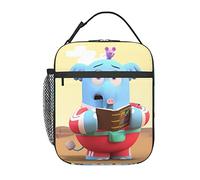 AFBQOPL Chico Anime Bon Bon - Lonchera térmica reutilizable portátil para exteriores, oficina, picnic, 25,4 x 10,2 x 20,3 cm