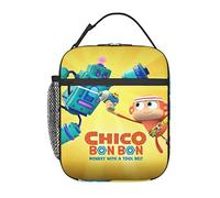 AFBQOPL Chico Anime Bon Bon - Lonchera térmica reutilizable portátil para exteriores, oficina, picnic, 25,4 x 10,2 x 20,3 cm