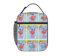 AFBQOPL Chico Anime Bon Bon - Lonchera térmica reutilizable portátil para exteriores, oficina, picnic, 25,4 x 10,2 x 20,3 cm