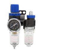 AFC2000 1/4" Air Filter Regulator Combination Lubricator,FRL Two Union Treatment oil water separation(Yellow)