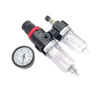 AFC2000 1/4" Puerto FRL Unión Tratamiento de Aire Compresor Filtro Regulador de Presión Lubricador Combinado Combinaciones Separador de Aceite(AFC2000 PC8-02)
