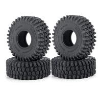 AFCAHEH 4 Ruedas Todoterreno de Goma for TRX4M Bronco Defender 1/18 y Axial SCX24 RC Micro Crawler Car 1/24(No.2-24x64x24mm)