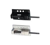 AFCAHEH 5 pestillos de Bloqueo for escotilla de Dosel for Piezas de Aviones RC, Aviones eléctricos, Accesorios de Modelo de Espuma, Color Blanco y Negro.(5pcs Black)