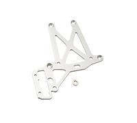 AFCAHEH Upgrade Engine Rear Chassis Braces Spur Gear Upper Plates Kit for 1/5 RC Car Gas ROFUN ROVAN KM 5B 5T 5SC SS Parts(Rear Plate Silver)