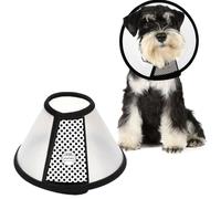 AFCJLTO Collar para Mascotas Collarín Conos de Recuperación para Mascotas Cono de Mascota Cono de Recuperación Mascotas Ajustable Adecuado adecuado para gatos de 5 a 7 kg o perros pequeños(27-31cm,XL)