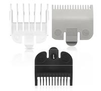 AFCJLTO Juego de Peines-Guía para Wahl Cortapelos, Barberos y Afeitadoras Corporales - Incluye 3 longitudes de corte (1,5 mm, 3 mm y 4,5 mm) - Kit de recortador barba (3 piezas)