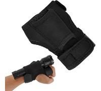 AFCJLTO Linterna de buceo,20-25 mm,guante manos libres, soporte de luz de buceo con cinta mágica, soporte universal ajustable para Caza Buceo Linterna de Muñeca Uso