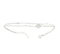 AFCJLTO Pulsera Árbol de la Vida Mujer Plata Ley Ajustable 16+5cm, Regalo Navidad, Cumpleaños, Boda, Madre, Joyería Mujeres Niñas, regalo para niñas adolescentes, longitud ajustable - 1pcs